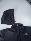 The North Face Black Hooded Waterproof Shell Jacket W/ Detachable Cap (M/L)