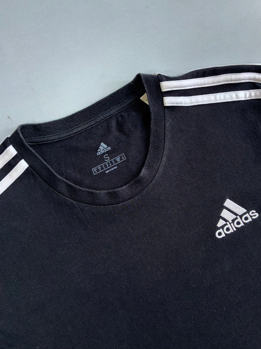 Adidas | 3-Stripe Tee Black | (M)