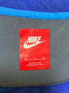 Nike Grey & Royal Blue Fleece-Lined Hooded Track Jacket (M)