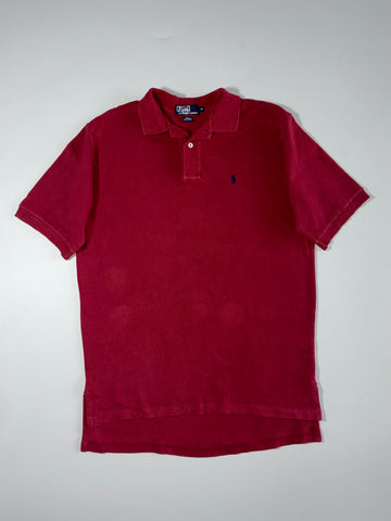 Vintage Polo Ralph Lauren Maroon Polo T-Shirt – (L)