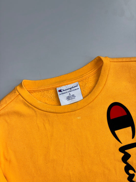 Champion | Script Crewneck Yellow | (S)