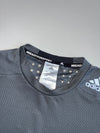 Adidas Training Performance Tee Reflective Logo – Charcoal Grey – (M)