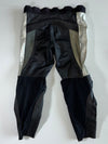 AXO Racing Silver-Stripe Leather Moto Pants With Slider (W:40|L:42)