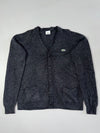 Lacoste Wool Blend Cardigan – Charcoal Grey (L)