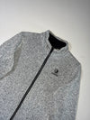 Black Yak Sherpa Lined Knit Fleece Zip Jacket – Heather Grey Women’s (S)