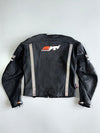MVD Racewear Vintage Perforated Leather Motorcycle Racing Reflate Jacket (M)