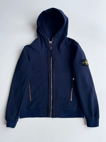 Stone Island | Hooded Softshell Jacket Navy (M)