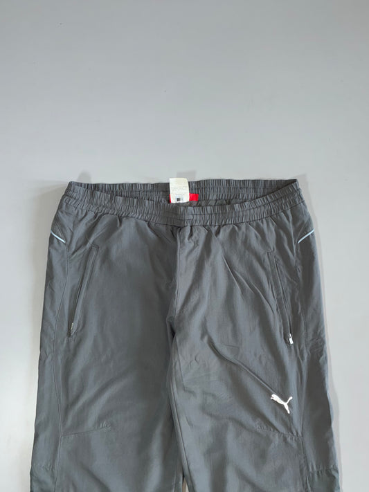 Puma Grey Zip-Ankle Track Pants (W:34|L:38)