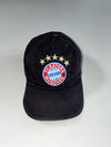 FC Bayern München Official 5-Star Crest Black Cap (Adjustable)