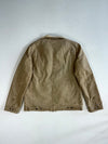 Levi’s Tan Canvas Sherpa Collar Utility Jacket – Quilted Lining, Flap Pockets (XL)