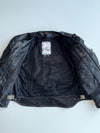 ICON Skull & Crossbones Black Leather Moto Jacket (XL)
