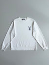Claid Geometric Rabbit Embroidered Sweatshirt – White (S)