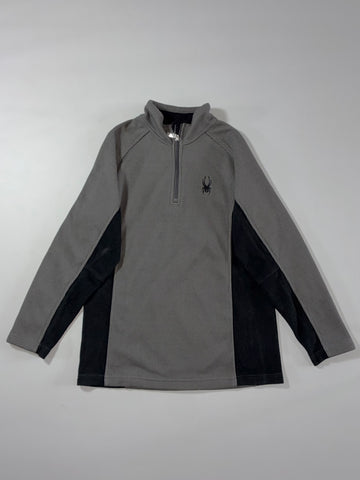 Spyder Core Sweater Grey/Black Quarter Zip Fleece (S)