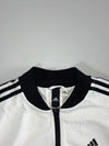 Adidas 3-Stripe Track Jacket – White/Black (M/S)