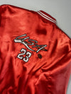 Vintage USA 23 Satin Varsity Bomber Jacket – Red (XL)