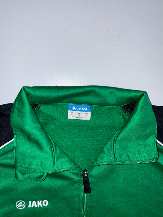 JAKO | Football Track Jacket Green, Black & White (M/L)