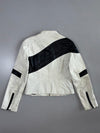 Dakota Black & White Panel Leather Jacket Women’s(XS)