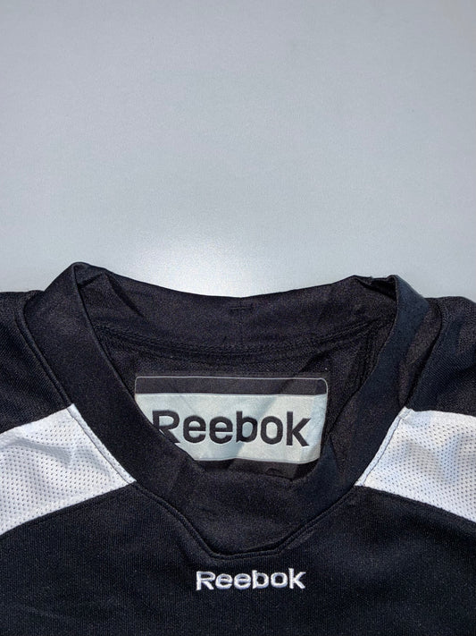 Reebok Blank Practice Hockey Jersey Black/White (S)