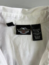Harley-Davidson | Zip-Up Corset Top Rine Stone Logo (M)