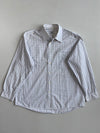 Lacoste White & Blue Windowpane Check Shirt (2Xl)