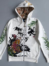 Nippon Blue Japanese Tiger Embroidered Rare Statement Piece (M)