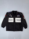 Mercedes Benz F1 “Warsteiner” Racing Jacket – Black/White Team Sponsor Print Jacket (S)
