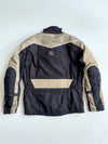 Vintage Xplorer Teflon Motorcycle Riding Jacket – Black & Beige (XL)