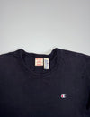 Champion Small Logo Tee – Black, Size Large (XL)