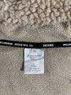 Dickies Sherpa Hoodie Cream Workwear Fleece, Oversized Fit (L)