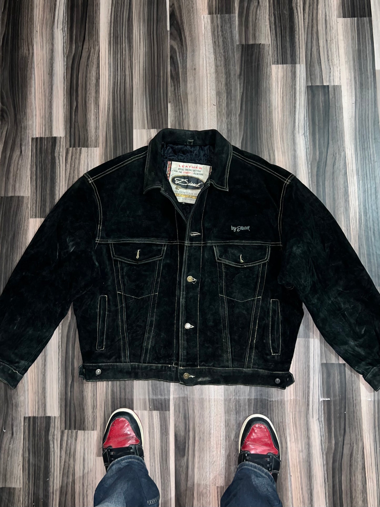 ZDIESEL ORIGINAL Sued Leather Jacket (XL/2XL)