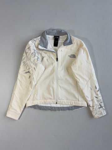 The North Face Women’s Leaf Print Fleece-Lined Softshell Jacket (S)