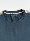 Burberry London Nova Check Shoulder Panel Long Sleeve T-Shirt (M)