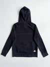 Adidas Black Big Logo Hoodie | Size (S)