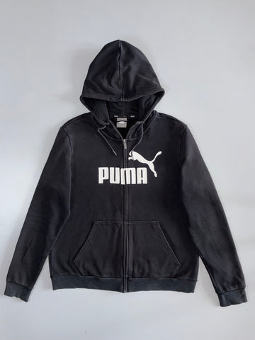 Puma Essentials Big Logo Full-Zip Hoodie Black (L)