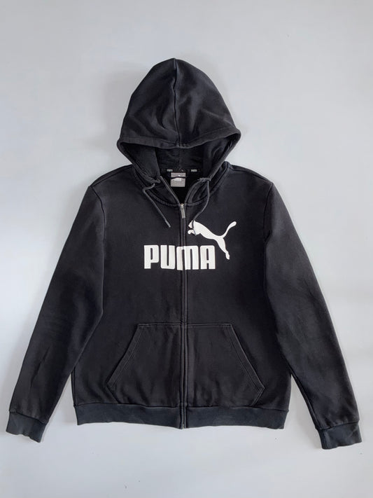 Puma Essentials Big Logo Full-Zip Hoodie Black (L)