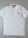 Puma Classic Logo Polo T-Shirt White (L)