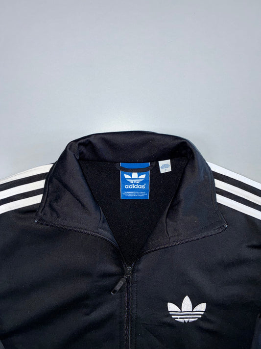 Adidas Originals Trefoil 3-Stripe Firebird Polyester Track Jacket Black (M)