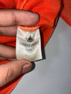 “Yachting Normandie Orange Colorblock Quarter Zip Sweatshirt”(M)