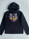 Kenzo Paris Tiger Embroidered Black Hoodie (M)