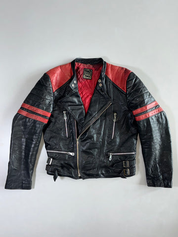 Echt Leder Red & Black Racer Jacket (M/L)