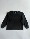 Burberry London Vintage Nova Check Collar Long Sleeve Tee (S)