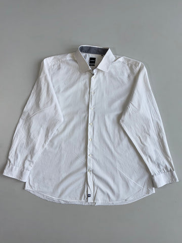 Strellson White Slim Fit Dress Shirt(2XL)