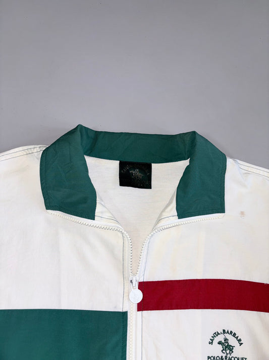 Vintage Santa Barbara Polo & Racquet Club Windbreaker Jacket (XL)