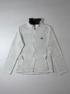 Adidas Sherpa-Lined Full Zip Fleece Jacket – Heather Grey/Black Women’s (S)