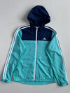 Adidas Climalite Mint Navy Hooded Track Jacket(S)