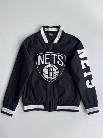 NBA Brooklyn Nets Track Jacket – Black/White (S)