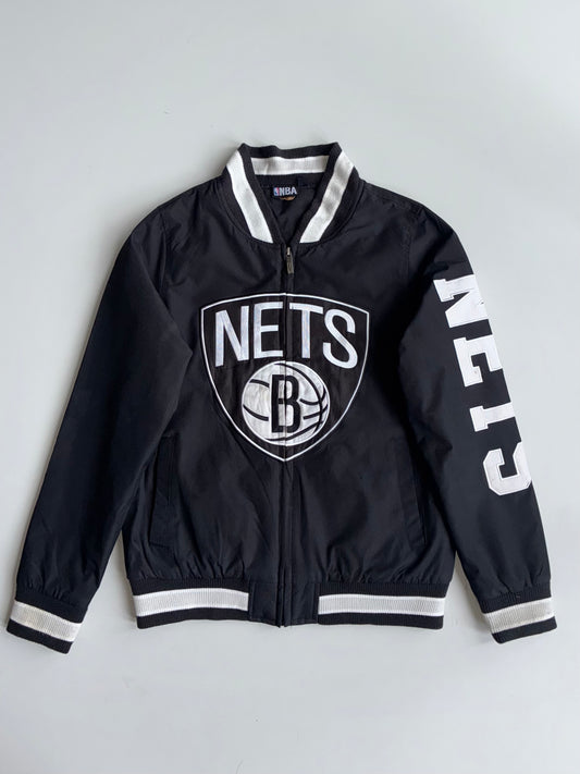 NBA Brooklyn Nets Track Jacket – Black/White (S)