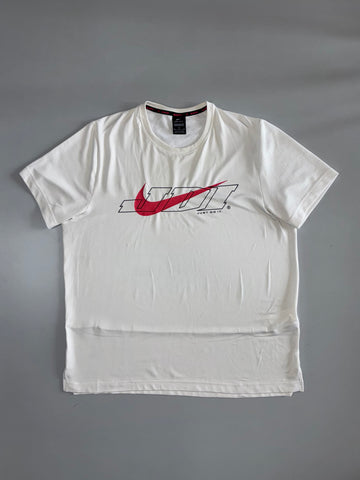 Nike Dri-FIT “Just Do It” White Training Tee (2XL)