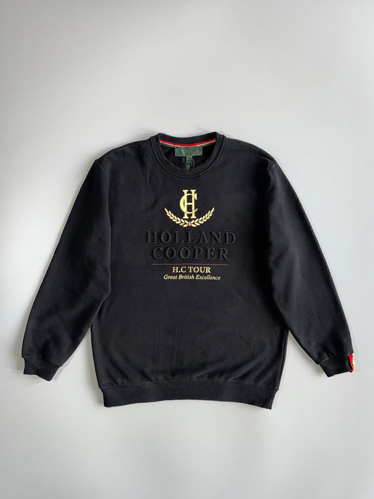 Holland Cooper HC Tour Crewneck Sweatshirt Embroidered (Xl)