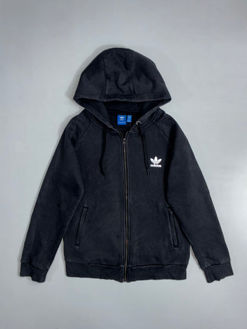 Adidas Originals | Trefoil Full-Zip Hoodie | Black (M)